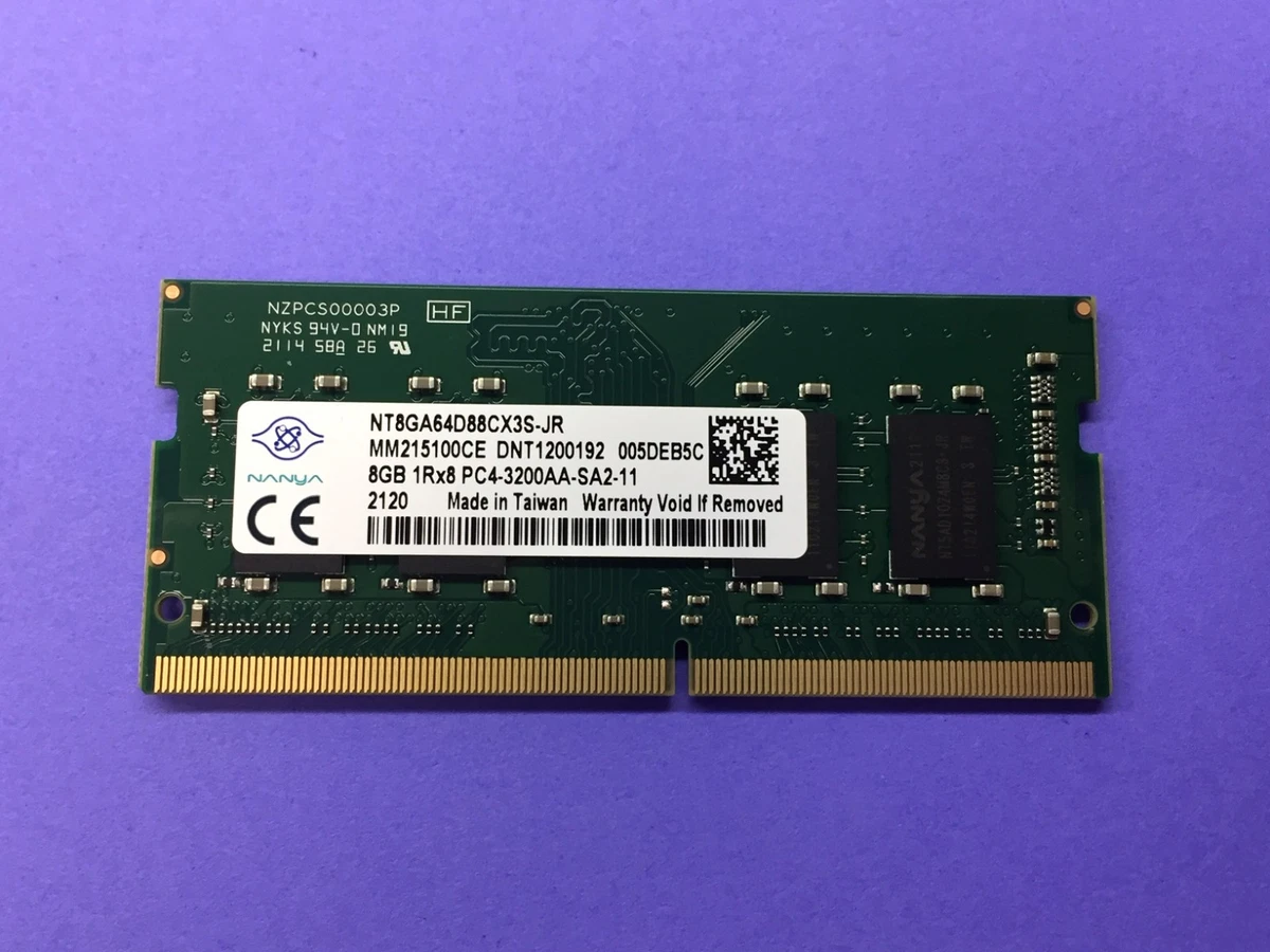 Nanya 8GB 1Rx8 DDR4 メモリ PC4-2666V ★32GB Nanya 8 GB SO-DIMM Computer Memory (RAM) for sale | eBay