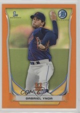 2014 Bowman Prospects Chrome Orange Refractor 15/25 Gabriel Ynoa #BCP76 c5b