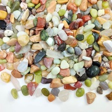 2 Pounds Pebbles for Plants, 3/8 Inch Succulent Rocks, Decorative Polished River