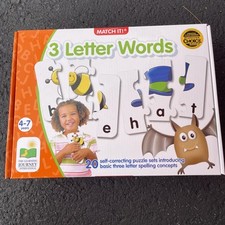 The Learning Journey: Match It - 3 Letter Words -Spelling Puzzles for Kids Ages