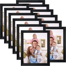 Giftgarden Black 8x10 Picture Frame Bulk, Multi 8 x 10 Photo 8x10,