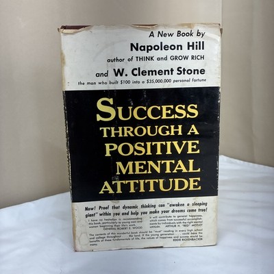 Success Through A Positive Mental Attitude Napoleon Hill W Clement Stone 1960 HC