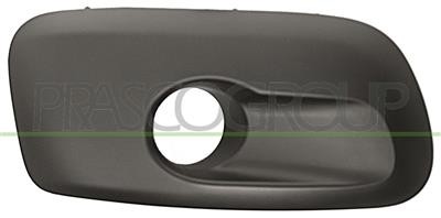 Grille droite Citroën C3 Picasso 2009-2011 plastique noir avec trou antibrouillard