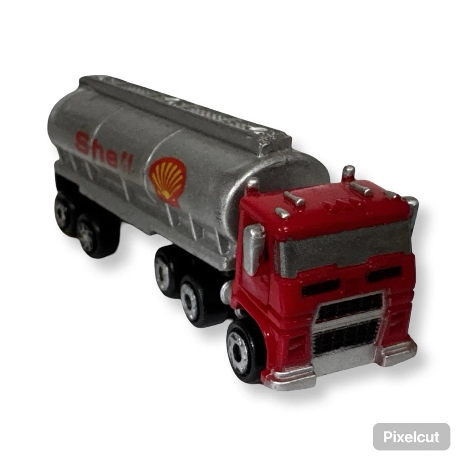Micro Machines 1990 Shell Tanker Semi Truck w/ Deluxe Cab Variant Galoob VGUC - Image 2 of 4