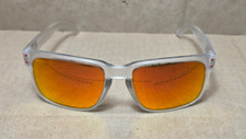 Oakley Holbrook 009102-15 Clear Frames Orange Icon Orange Reflective Lens