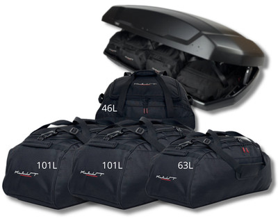 Dachboxtaschen Set Oraganizer KJUST Kompatibel mit THULE FORCE 3 L