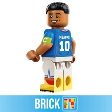 LEGO Kylian Mbappé Minifigur - Fußball Welt...