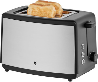 WMF Bueno Edition Toaster 2 Scheiben Edelstahl, Doppelschlitz Toaster Mit Brötch