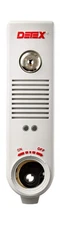 Detex EAX-500 Grey Surface Mounted Exit Alarm Piezo Horn Detex Battery Powere...