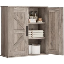 Bathroom Wall Cabinet, Medicine Cabinet with Adjustable Shelves