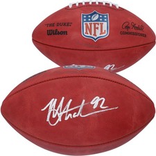 Michael Strahan New York Giants Autographed Wilson Duke Pro Football