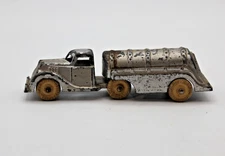 Vintage HUBLEY SEMI TANKER TRUCK 5 1/2" LONG 1930S