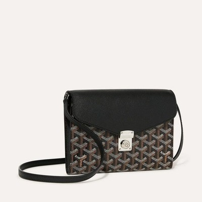 Goyard Geldbörse Bifold Leder schwarz 143619649 [U]