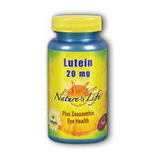 Image of Lutein 60 softgels 20 mg by Nature's Life