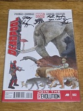 Marvel Comics - Deadpool (2012) #2 Signed by Gerry Duggan,Brian Posehn Vol 4 #2