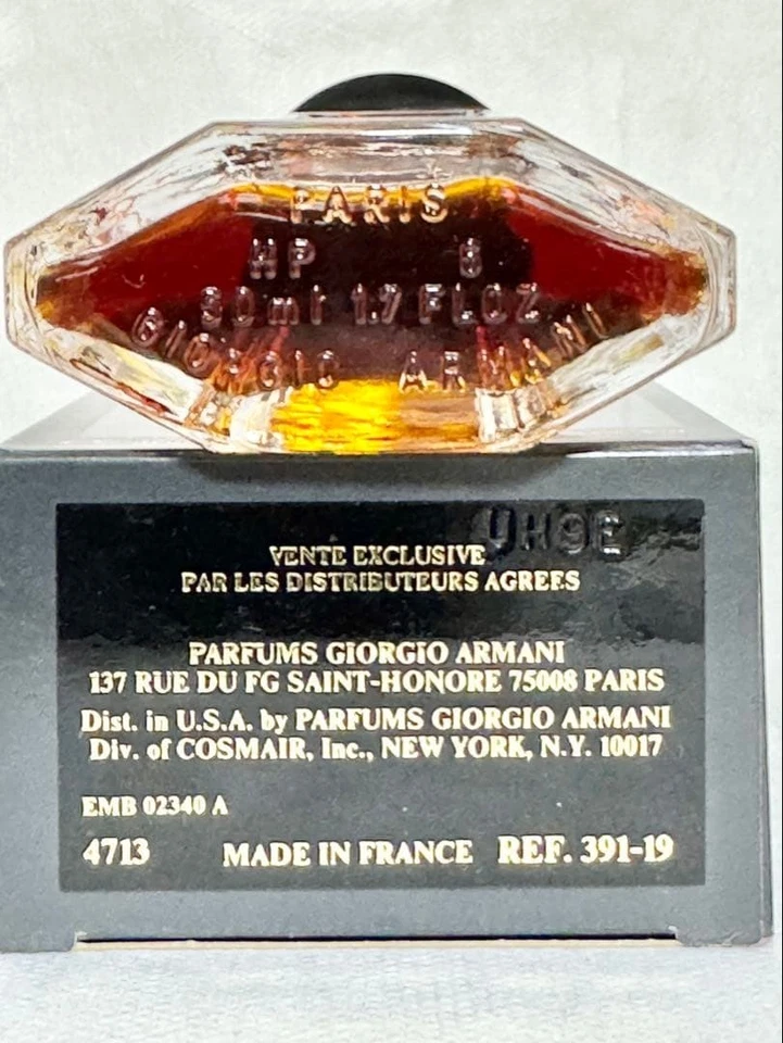 ARMANI Eau de Toilette 50ml 1.7oz Vintage Rare Giorgio Armani EDT - Image 4 of 4