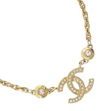 Chanel Coco Mark Necklace Women Gold One Size 563987