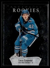2025-26 Upper Deck Artifacts Clear Cut Rookies Luca Cagnoni