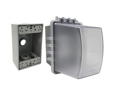 Sealproof 1-Gang Extra Deep Weatherproof in Use Outdoor Duplex Outlet Cover with