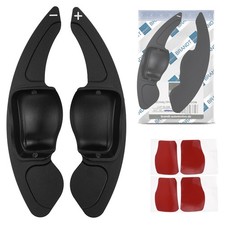 BRANDT Schaltwippen Verlängerung SET SCHWARZ für VW BEETLE 5C BJ 2011-2019