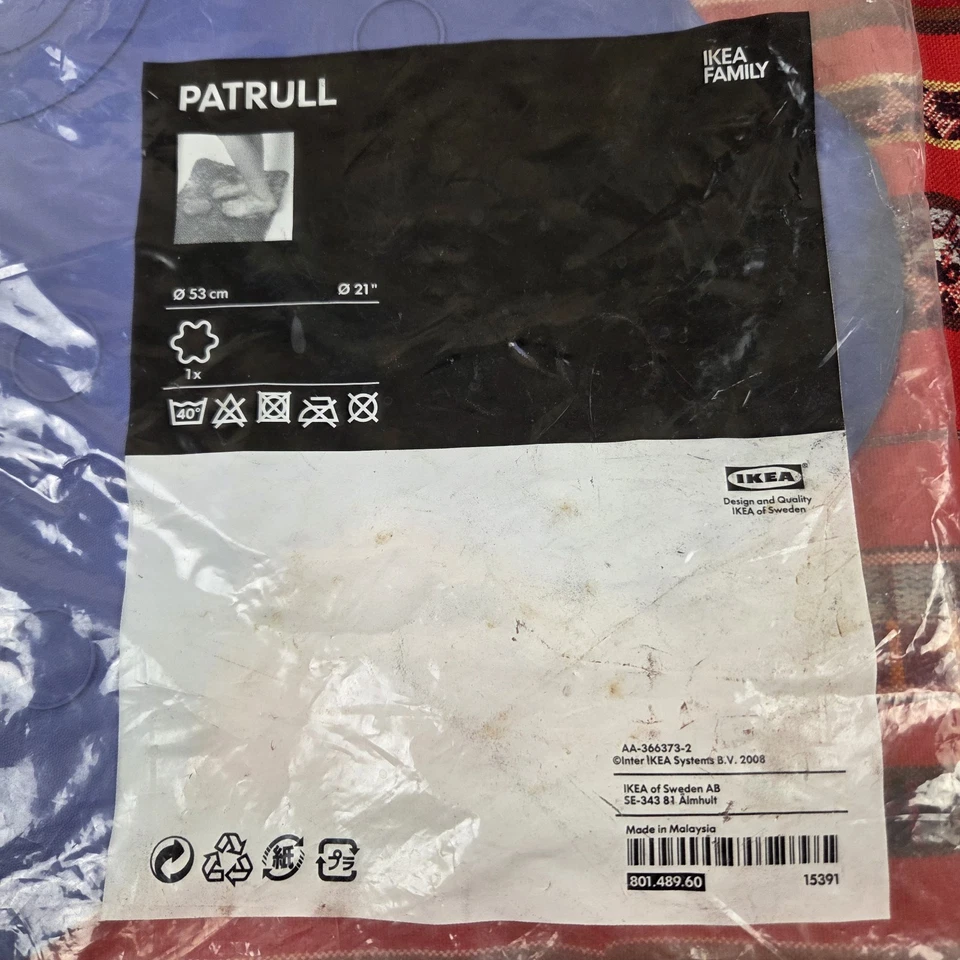 Alfombra de baño antideslizante IKEA Patrull estrella de mar cara sonrisa 21" nuevo en paquete 2008 seguridad para niños Foto 3 de 4