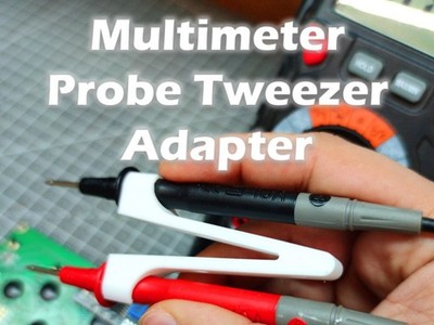 Multimeter Probe Tweezer Adapter   SMD SMT Test Clip for Digital Multimeter Tool