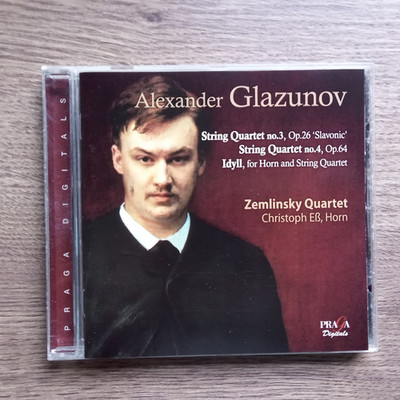 ALEXANDER GLAZUNOV  String Quartets 3 4 ZEMLINSKY QUARTET