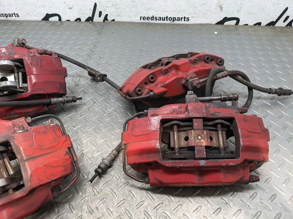 10-15 JUEGO PINZAS FRENO CHEVY CAMARO SS OEM BREMBO ROJO DELANTERO RE 1155287 Foto 4 de 4