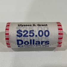 2011 Ulysses S Grant Presidential $1 Dollar Coin Roll $25 Uncirculated