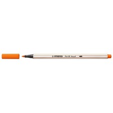 Premium Fibre-Tip Pen with Brush Tip - STABILO Pen 68 brush - Pack of 1 - Pale V