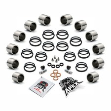 Brake Caliper Piston Seal ZX6R Ninja G1 1998 Front Kawasaki Parts Stainless Kit