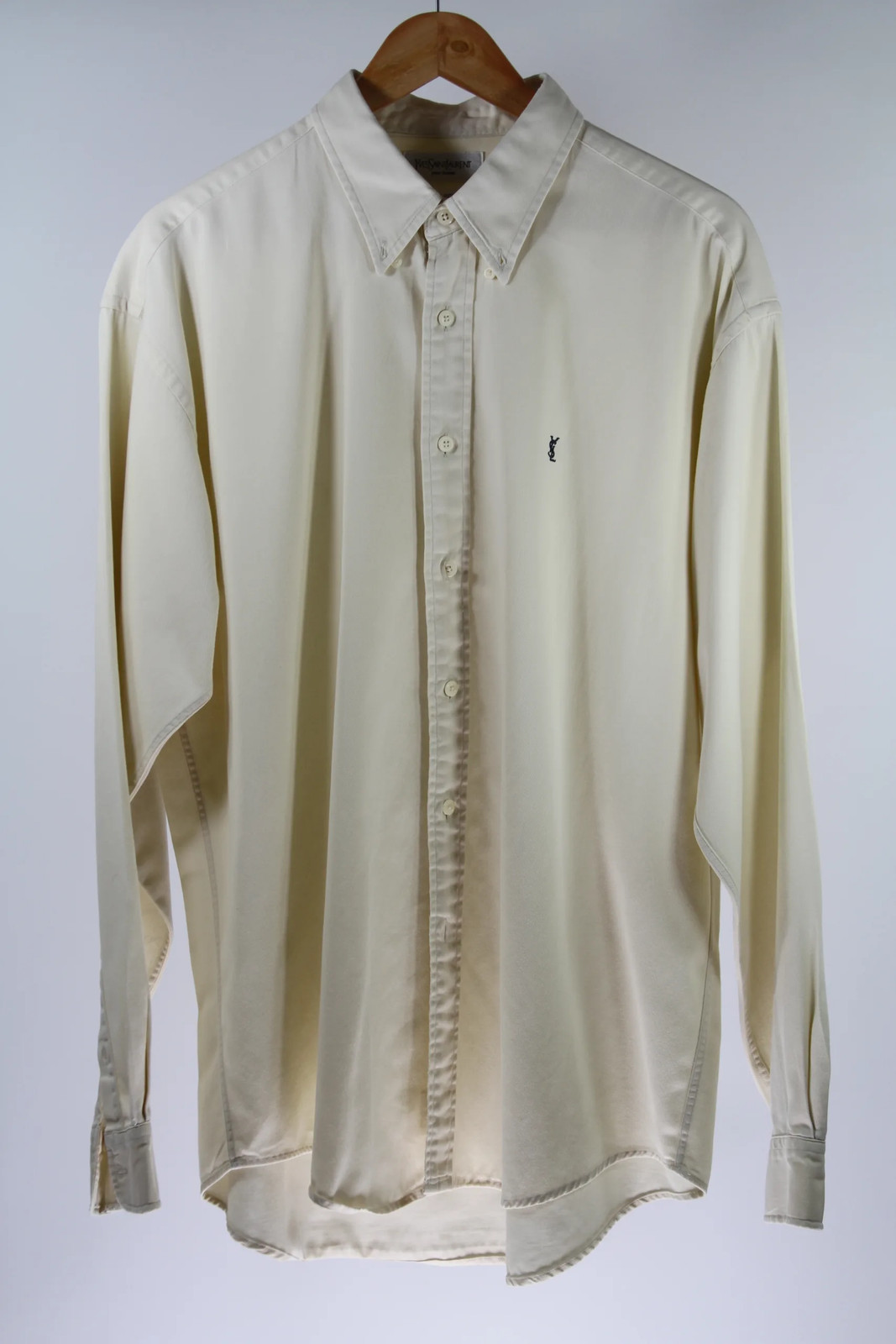 SAINT LAURENT Camicia elegante YSL crema L