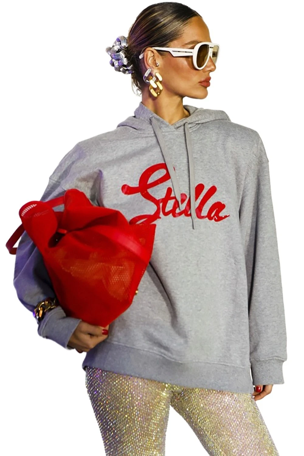 Stella McCartney x H&M Printed Cotton Hoodie Size XS