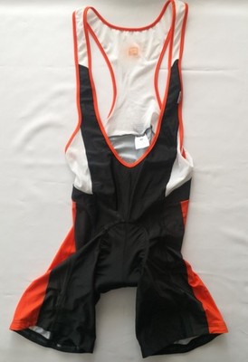 Owayo Radhose Bib Tight Gr. 3XL schwarz orange