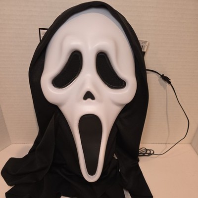Scream Ghost Face Adult Mask Fun World Color Changing Halloween Costume