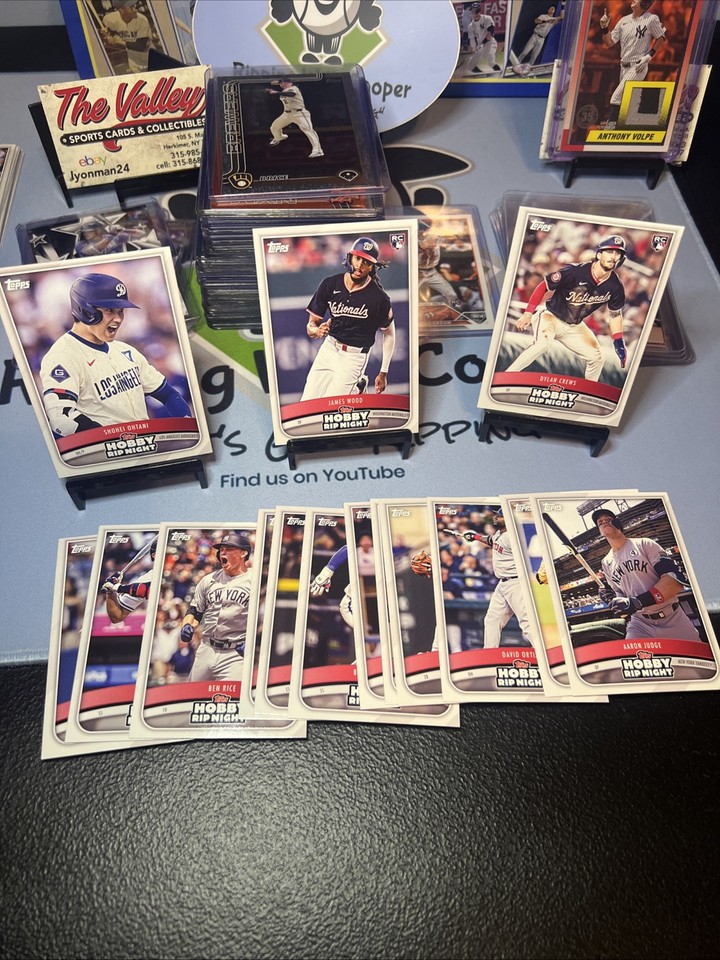 2025 TOPPS HOBBY RIP NIGHT COMPLETE SET (15) OHTANI JUDGE SKENES DYLAN ...