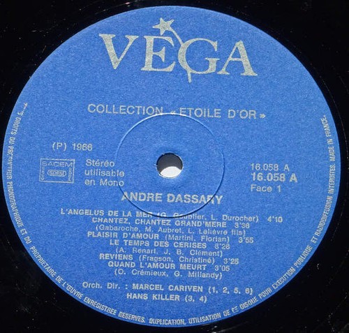 André Dassary - André Dassary (VINYL) - Picture 5 of 6