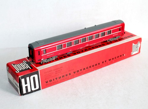 Wagon Voyageur 2e Classe SNCF – MMM RG HO – Voiture Compartiment Portière Latérale B53210