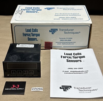 NEW OPEN BOX- Transducer Techniques Load Cells Force/Torque Sensors DPM-3  