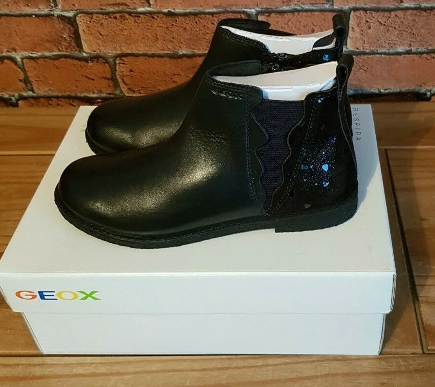 Geox J Shawntel Girl A Chelsea Boot Blue Dk Navy 13 UK Child