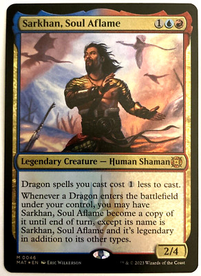 MTG Sarkhan, Soul Aflame FOIL March of the Machine: The Aftermath 46 NM