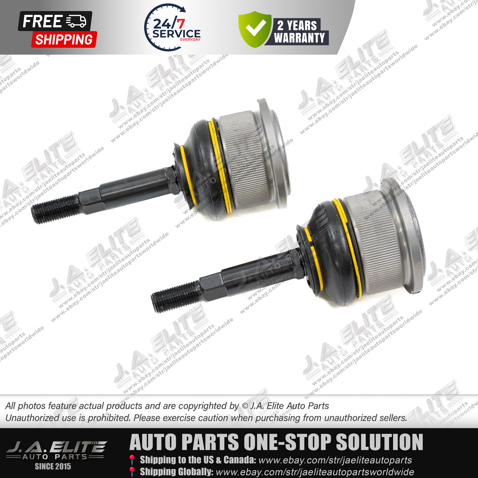 2pcs Front Knuckle Ball Joint for Rolls-Royce Phantom 31120414733