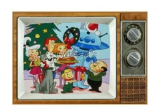JETSON'S CHRISTMAS CAROL TV Fridge MAGNET 2" x 3" art nostalgic retro cartoon