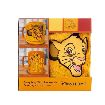 KÖNIG DER LÖWEN SIMBA FLAUSCHIGER BECHER ABNEHMBARER BEZUG - GESCHENK