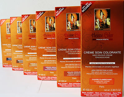 Henna Color Premium Vègètal Tönungscreme Tönung Haarfarbe (15,99 /100ml)