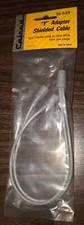 Y adapter shielded cable Mini Phone Plug to Dual RCA plugs