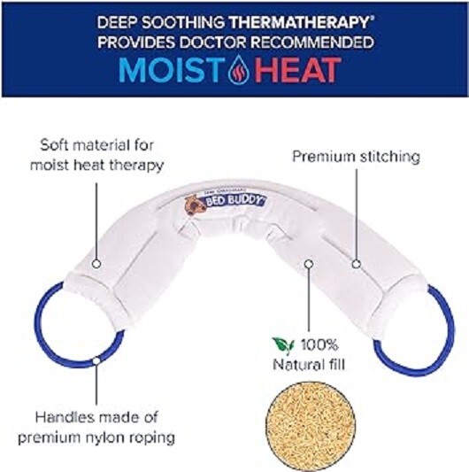 Bed Buddy Neck Warmer Microwave Heated Wrap Sore Muscles