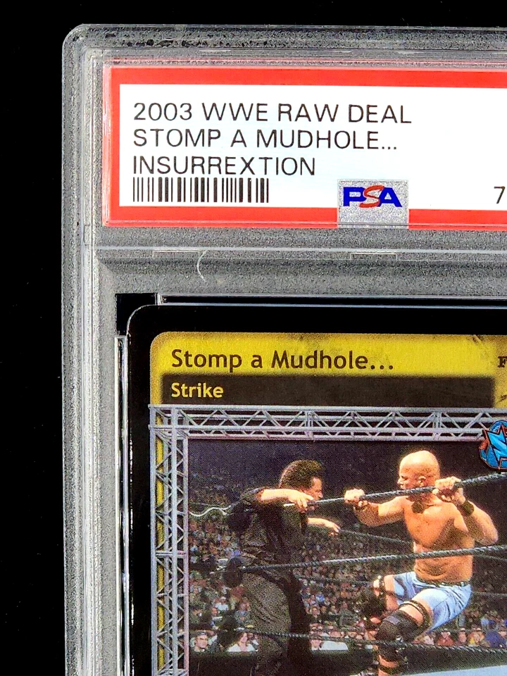 2003 WWF Raw Deal Insurrextion Stone Cold Steve Austin PSA 9 POP 1 *None Higher* - Image 4 of 4