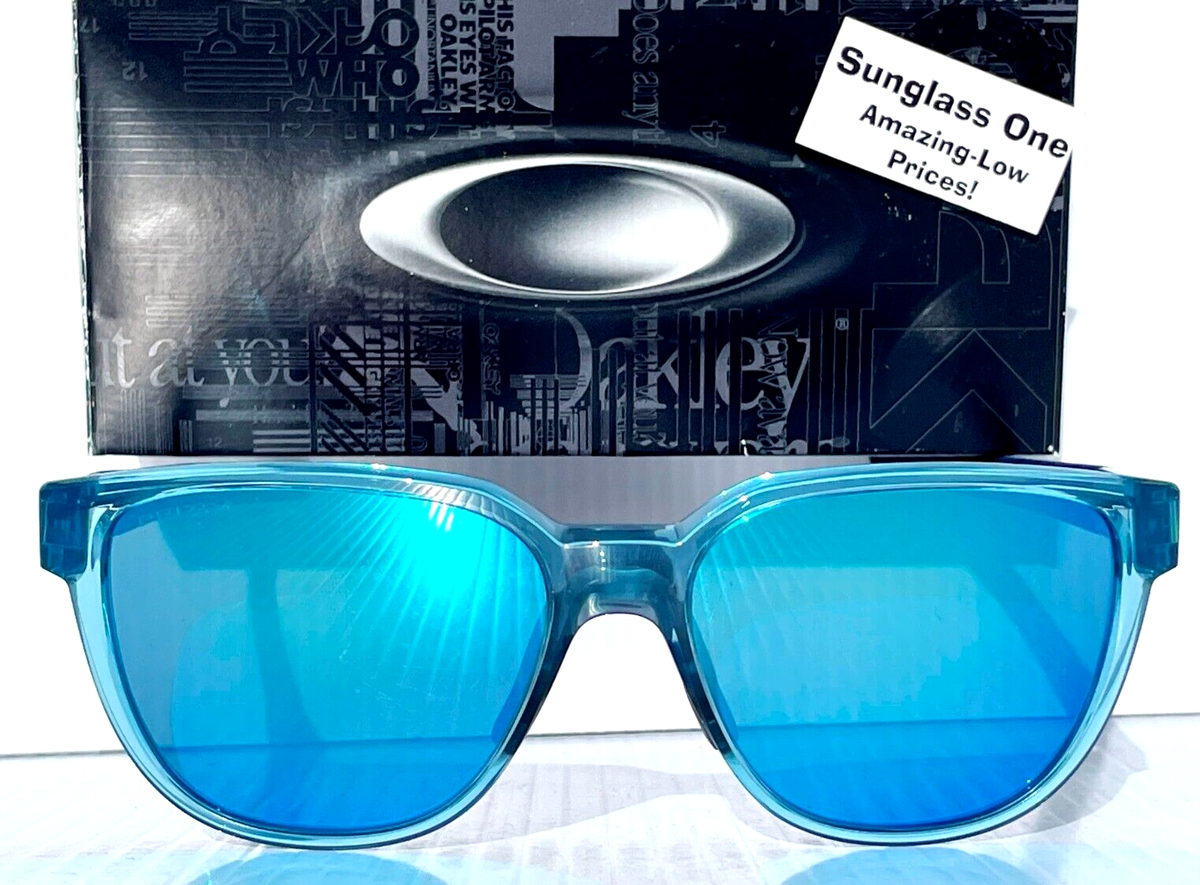 NEW Oakley ACTUATOR Stonewash Crystal PRIZM Sapphire Lens Sunglass