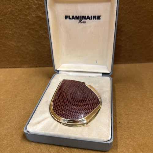 VINTAGE FLAMINAIRE BUTABLOC PARIS MADE IN FRANCE Brown In Box - Picture 2 of 6